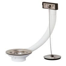 Tubulure extra plate lavabo avec bonde universelle 40 mm TBXP - VALENTIN ❘  Bricoman