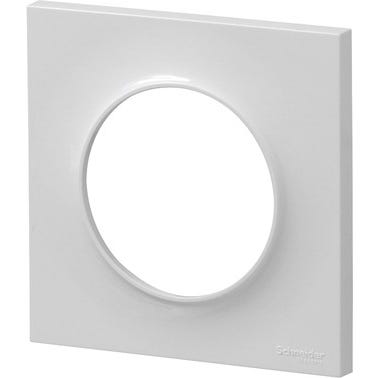 Plaque simple blanc Odace Style - SCHNEIDER ELECTRIC 3