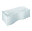 Tablier acrylique frontal 180 x 90 cm pour baignoire gain d'espace EDEOL VALENTIN