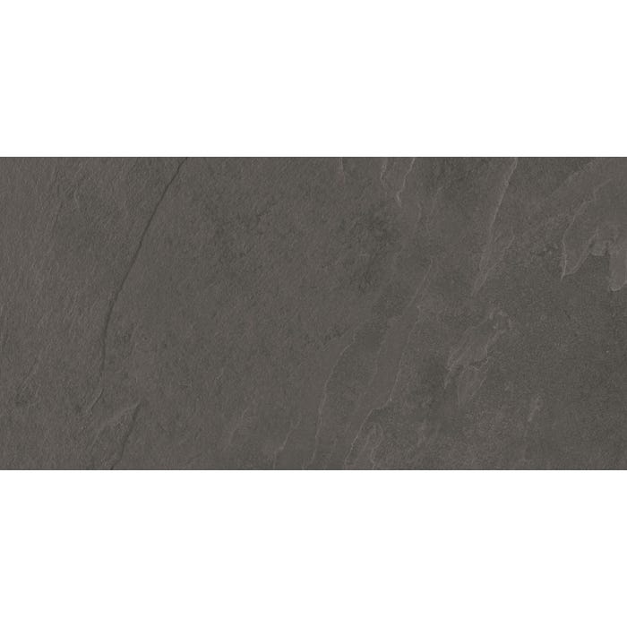 Carrelage sol extérieur effet pierre l.37 x L.75 cm - Florida Anthracite 2
