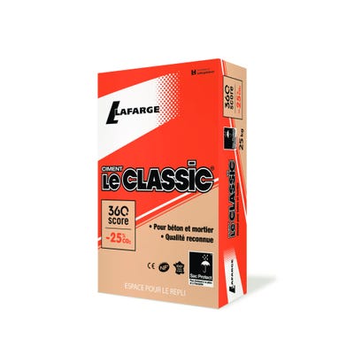 Ciment gris "LE CLASSIC" NF 25 kg - LAFARGE 0