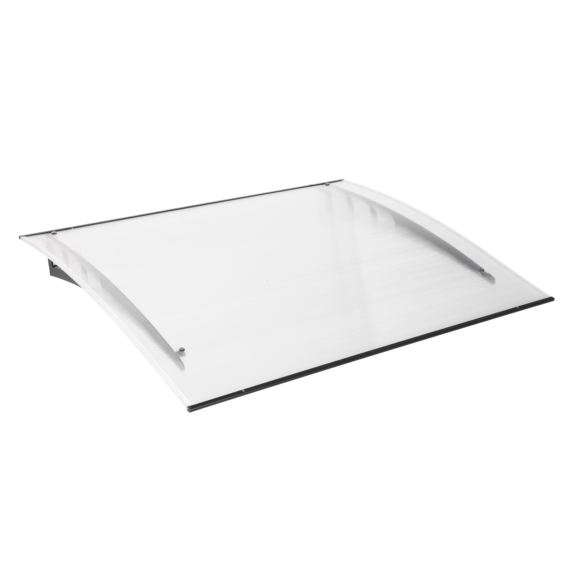 Marquise polycarbonate grise  125x105 0