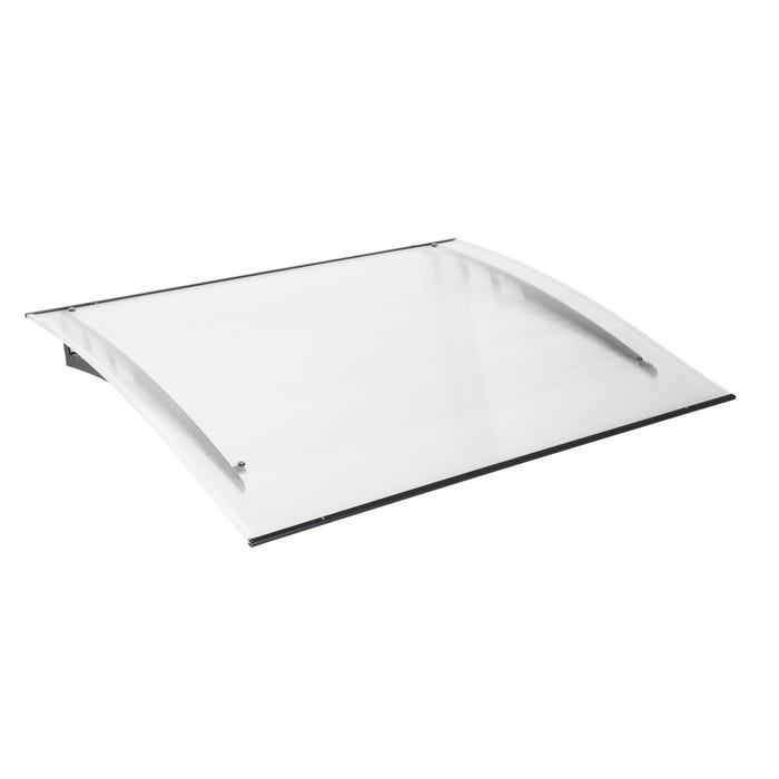 Marquise polycarbonate grise  125x105 0