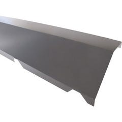 Faîtière crantée sur mur pour plaque grise Long.210 cm 0