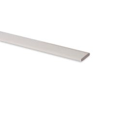 Profilé plat PVC  l.19 mm x L.100 cm blanc - CQFD 1