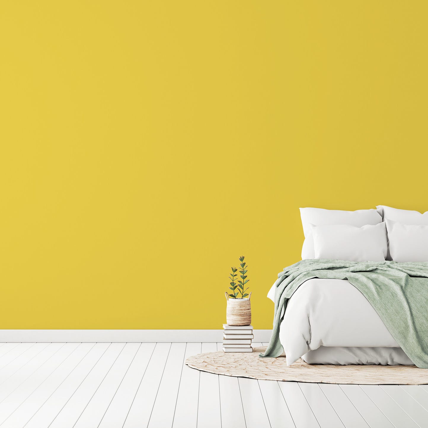 Peinture intérieure mat jaune braz teintée en machine 4L HPO - MOSAIK 4