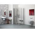 Paroi de douche pliante en niche H.190 x L.80 cm Larenco 26787 - AKW