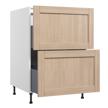 Caisson Bas Blanc L 60 X H 76 8 X P 56 Cm Bricoman