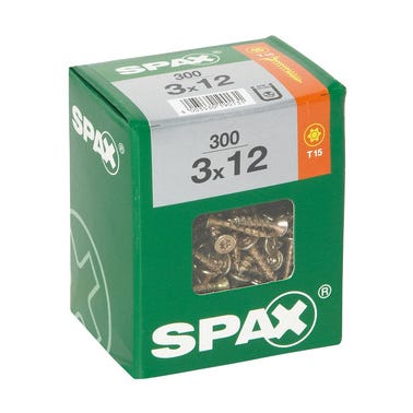 Vis bois agglo empreinte pozydriv 6 x 60 mm 200 pièces - SPAX 1