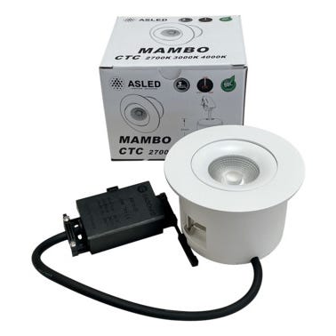 MAMBO BLANC 7W recouvrable - orientable 360° - CTC - MAM7WCTC - ASLED 3