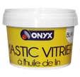 Mastic vitrier huile de lin ONYX Blanc 500G