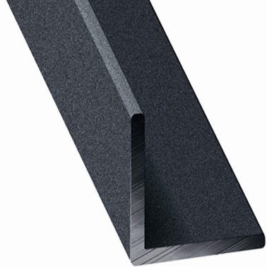 Cornière aluminium laqué noir l.15 x Ep.15 mm, L.250 cm 2