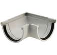 Angle extérieur PVC gris à joint développé 33 cm