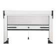 Moustiquaire enroulable en aluminium gris H.160 x l.100 cm