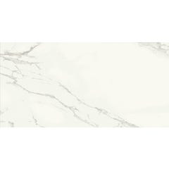 Carrelage intérieur blanc effet marbre l.60 x L.120 cm Statuarico 0