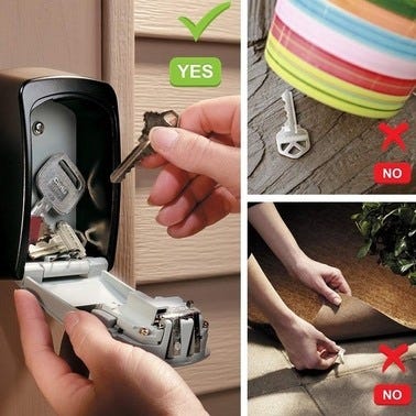Boîte à clés sécurisée murale blanc format M Select Access Master Lock 2