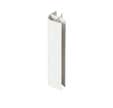Lot de 4 raccords angle droit plinthe blanc 16/19 mm Long.15 cm