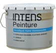 Peinture intérieure murs et plafonds acrylique monocouche mat blanc 10 L - INTENS