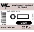 MANCHONS CYLINDRIQUE ZG M7X30X150 X25