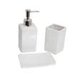 COFFRET SALLE DE BAIN 3 PIÈCES CÉRAMIQUE BLANC