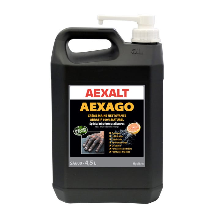 Pompe crème main nettoyante 4,5 L Aexago - AEXALT 0
