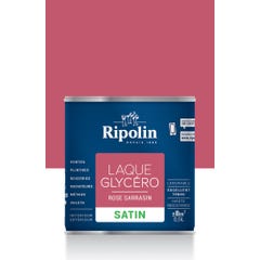 Peinture intérieure et extérieure multi-supports glycéro satin rose sarrasin 0,5 L - RIPOLIN 0