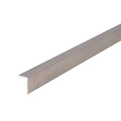 Baguette d'angle en aluminium anodisé 15 x 15 mm Long.2 m - SOTRINBOIS ❘  Bricoman
