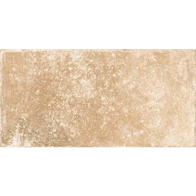Carrelage sol extérieur effet pierre l.15 x L.30 cm - Cotto Crema 8