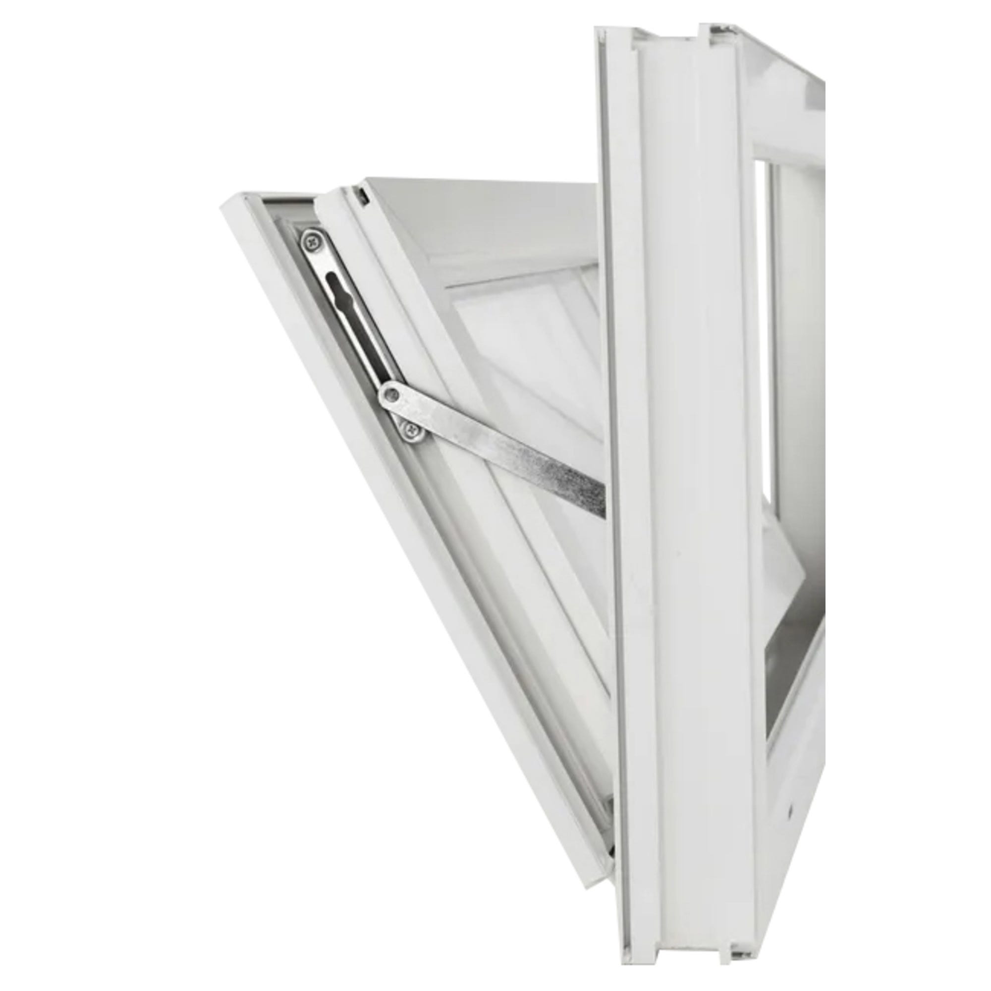 Fenêtre abattant PVC H.45 x l.100 cm oscillo-battant 1 vantail blanc 1