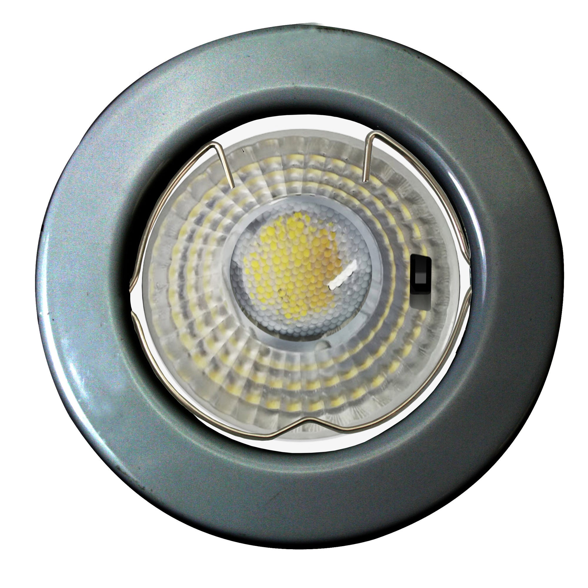 Spots LED encastrables gris lot de 5 - SLID 0