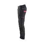 Pantalon de travail stretch Noir/Rouge T.50 1495 - BLAKLADER 4