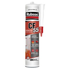 Mastic coupe feu CF55 gris 300 ml- RUBSON