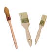 Lot de 3 brosses toutes peintures : 2 brosses plates (n°30 & 50) + 1 rechampir 21 mm