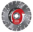 Disque diamant béton / béton armé segments alternés 12mm soudés Diam.230 mm - DIAM INDUSTRIES