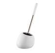 Pot à balai en céramique blanc Polaris