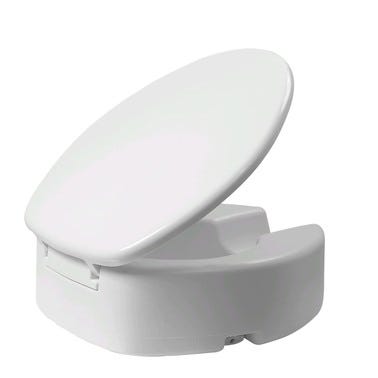 Rehausse WC avec abattant blanc Haut.12 cm - AKW 0