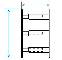 3 Barreaux De Securite 30 A 50cm Bricoman