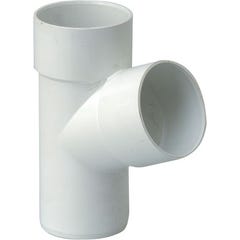 Culotte 67.30° PVC blanc Diam.80 mm - GIRPI