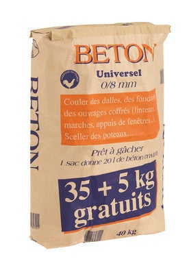 Sac de hotsell beton bricoman