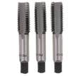 Jeu 3 Tarauds Main Acier CRV M4 RISS