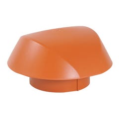 Chapeau de ventilation terracotta Diam.125 mm - NICOLL 0