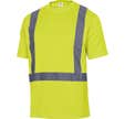 Tee shirt haute visibilité manches courtes jaune Taille XL - DELTA PLUS