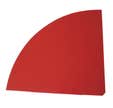 Tablette angle Médium rouge 30