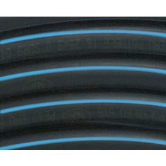 Tube polyéthylène trait bleu Long.25 m Diam.40 mm Pn16 Bars