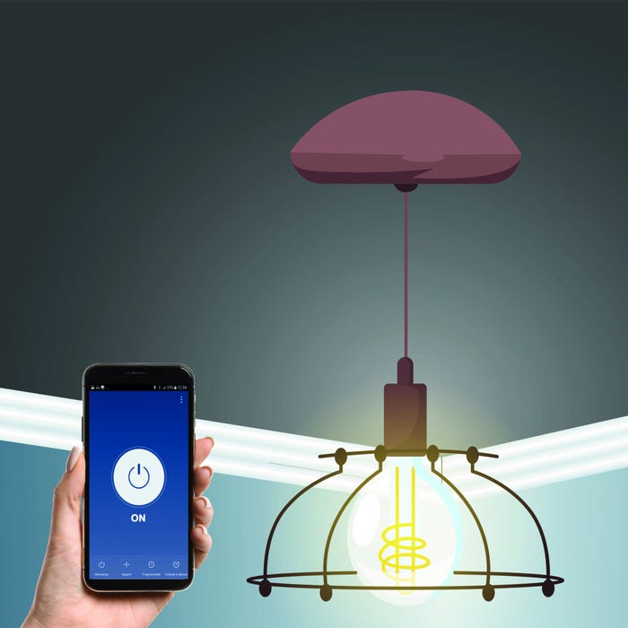 Module On/off encastrable Wi-Fi pour éclairage de Maison Connectée eM410 - SEDEA - 531410 1
