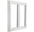 Fenêtre PVC 2 vantaux H.145 x L.80 cm - CLOSY