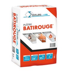 Platre A Reboucher et Briqueter Bati Rouge 25 Kg ISOLAVA Platre A Reboucher et Briqueter Bati Rouge 25 Kg ISOLAVA