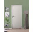 Bloc-porte alvéolaire prépeint structuré poussant gauche H.204 x l.83 cm Lattitude - CHAUVAT