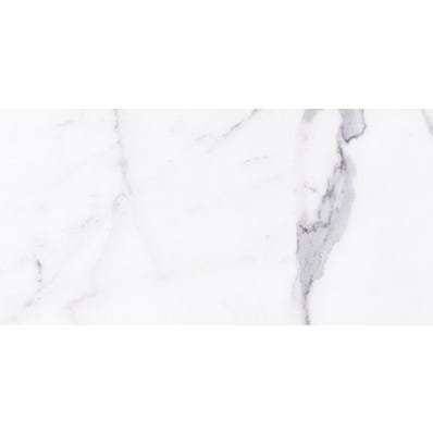 Carrelage sol intérieur effet marbre l.60x L.120cm - Palais Blanc 0