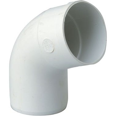 Coude 67.30° PVC blanc Diam.80 mm - GIRPI 0